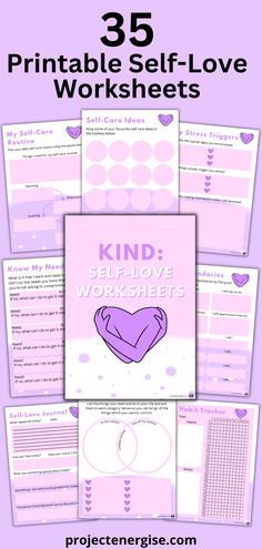 self-love, worksheets, printable, resource Self Love Worksheet Free Printable, Self Love Worksheet, Health Worksheets, Mental Health Blogs, Health Blogs, Mental Disorder, Group 4, Developing Healthy Habits, Creative Planner