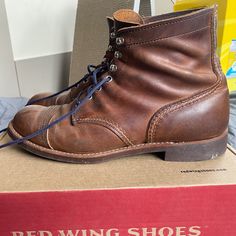 Redwing Heritage Iron Rangers Size 11d Redwing Iron Ranger, Iron Rangers, Red Wing Iron Ranger, Iron Ranger, Red Wing Shoes, Wing Shoes, Men Formal, Red Wing, Shoes Brown