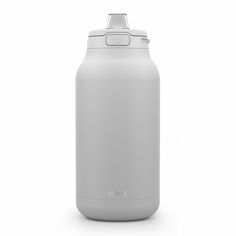 a white water bottle on a white background