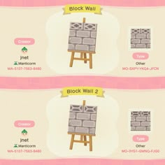 the steps to build a brick wall in animal crossing