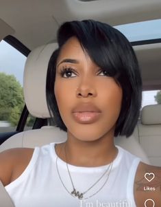 2023 Bobs For Black Women, Work Function Outfit Summer, Short Hairstyle Women Black Woman Middle Part, Black Women Bobs Natural Hair, Megan Good Bob Hairstyles, Black Women Bob Hairstyles Short, Short Bob Weaves Sew In Black Women, Shirt Bob Black Women, Black Women Short Bob Haircut