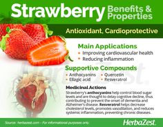 Strawberries are much more than just delicious fruits; they also have amazing antioxidant properties and offer preventative benefits. Learn more about the nutritional content, health benefits and most popular uses of strawberries. Healhty Meals, Banana Benefits, Health Facts Food, Food Infographic, Vegetable Nutrition