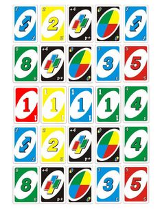 the numbers are arranged in different colors and sizes, including one for each number 1 - 3