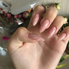 Blush Pink Nails, Gold Acrylic Nails, Wine Nails, February Nails, Summer Toe Nails, Simple Acrylic Nails, Pretty Gel Nails