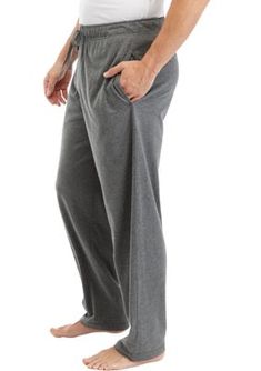 Give your work-from-home uniform a cozy upgrade with these heather knit jersey pajama pants from Saddlebred. | Saddlebred Men's Solid Heather Knit Jersey Pajama Pants, Grey, Small Ivy Crown, Knit Pants, Comforters Cozy, Lounge Pants, Knit Jersey, Ivy, Heathers, Pajama Pants, Lounge