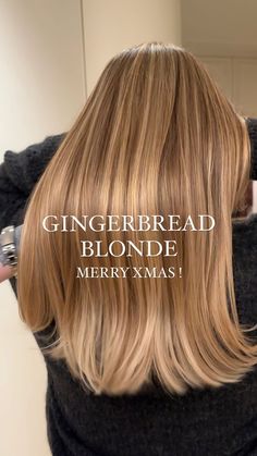 DW CREATIVE GROUP | Gingerbread Blonde ❤️👼🏻✨ Merry Christmas ! Blonde with a touch of beige, captured in the festive atmosphere of our salon🌟#beigeblonde... | Instagram Gingerbread Blonde, Bright Honey Blonde, Everyday Hair, Beige Blonde, Hair Stuff, Everyday Hairstyles, Beautiful Hair, Hair Inspiration, Blonde Hair