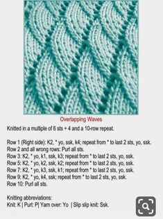 the knitting pattern for this afghan is very easy to knit