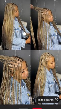 Smedium Knotless Blonde Braids, Protective Hairstyles Braids Blonde, Blond Knotless Braids With Curly Ends, Dark Blonde Knotless Braids, Blonde Highlights Braids Black Women, All Blonde Knotless Braids, Small Box Braids Blonde, Mixed Blonde Knotless Braids, 27 Knotless Braids Color