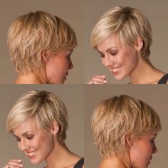 Short Hair Pixie Cuts, Hair Girls, Dekor Diy, Choppy Hair, Short Hair Over 60