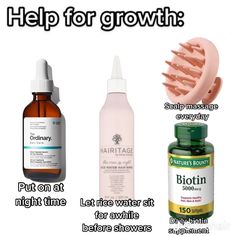 Hair Care Ingredients, Hair Growth For Thinning Hair, Good Hair Growth Products, Good Products For Hair, Hair Products For Healthy Hair, Hair Care Routine For Hair Growth, Good Hair Care Routine