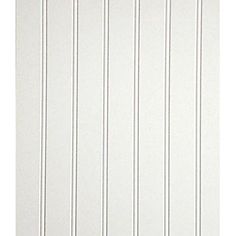 a white paneled wall with vertical lines painted on the side and one line in the middle