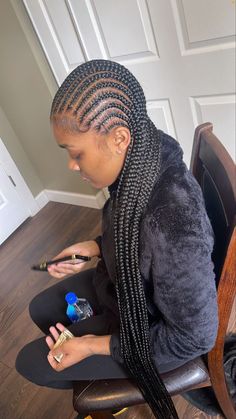 Xs Straight Back Braids, 15 Feedin Braids Straight Back, Backline Hairstyle Braids, Long Straight Backs, Cornrolls Hairstyles, Back Braids, Long Cornrows, Straight Back Braids