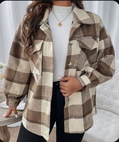 Vinter Mode Outfits, Surfergirl Style, Drop Shoulder Coat, Easy Trendy Outfits, Plaid Jacket, Outfit Inspo Fall, Fall Fashion Outfits, Casual Style Outfits, Winter Fashion Outfits