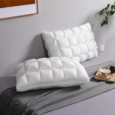 PRICES MAY VARY. 【Luxury Pillow set of 2】20x26 inches. Each piece of "small bread" is evenly covered with Cotton, They are expertly tailored to ensure maximum comfort for all sleeping positions. The pillow covers are made of 100% Cotton. 【SUSTAINABLE】Pillow made of 100% Plant Down Alternative Fiber Filled, Pillows are carried out according to the Oeko-Tex Standard 100 and thus guarantee freedom from harmful substances. 【A Trendsetter in Bedding】Showcasing a unique French bread-shaped design that Moon Pillows, Concrete Kitchen Island, Gel Pillow, Side Sleeping, Moon Pillow, Luxury Pillows, Comfortable Pillows, Throw Pillow Inserts, King Pillows