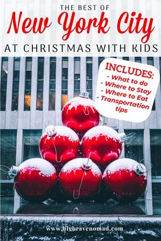 the best new york city at christmas with kids includes what to do where to buy transportation tips