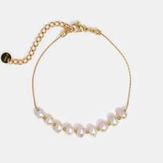 Eva Freshwater Pearl Bracelet – Beautiful Earth Boutique String Of Pearls, Freshwater Pearl Bracelet, Jewelry Ring Box, Crystal Rings, Crystal Bracelets, Jewelry Trends, Free Jewelry, Pearl Bracelet, Ring Necklace