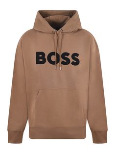 Boss Sweatshirt from Hugo BossComposition: Cotone Stretch | Hugo Boss Men's Boss Sweatshirt in Cammello | SS23 Boss Sweatshirt, Boss Outfit, Burberry Shop, Versace Shop, Hugo Boss Man, Men's Collection, Hoodie Design, Casual Hoodie