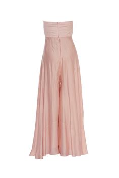 Fun,flirty and feminine this pure silk baby pink jumpsuit is perfect for a date night.
Components: 1
Neckline: Strapless
Sleeve length: Sleeveless
Color: Pink
Flared silhouette
Closure: Back zip - Aza Fashions Chic Bridesmaid Jumpsuits And Rompers, Pink Strapless Jumpsuit For Summer Evenings, Elegant Pink Strapless Jumpsuit For Summer, Sleeveless Jumpsuits And Rompers For Wedding Guest, Summer Evening Pink Jumpsuits And Rompers, Elegant Sleeveless Jumpsuits And Rompers For Bridesmaids, Pink Evening Jumpsuit For Summer, Sleeveless Jumpsuits And Rompers For Summer Wedding, Sleeveless Jumpsuits And Rompers For Wedding Guests In Summer