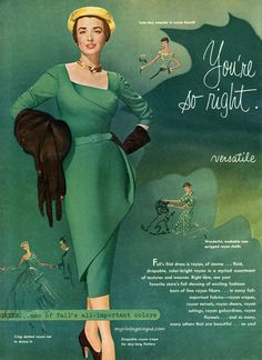 Fashion 1950, Selling Stuff, Vintage Closet, 50's Style, Female Clothing, Vintage Glam, Vintage Advertising