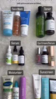 skincare products for different steps of skincare routine. India Skincare, Best Face Serum, Firming Skin, Best Serum, Cream Serum, Affordable Skin Care, Sunscreen Moisturizer, Best Face, Skin Care Recipes