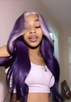 Girl Hair Colors, Dyed Hair Inspiration, Pretty Hair Color, Growth Tips, Dope Hairstyles, Colored Hair, Front Lace Wigs Human Hair, Hair Dye Colors