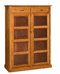 Add rustic elegance to your old world kitchen with the Amish Eden Pie Safe, a true classic. With customizable wood, stain, and door options like copper etchings or raised panels, it’s perfect for an apothecary kitchen or shabby chic space. Use it to store spices, bakeware, or collectibles. Available in three sizes and built with 100% solid wood, this pie safe is as practical as it is stylish. A beautiful addition for any room—design your custom piece now!