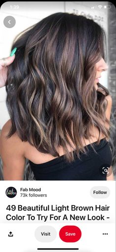 Brown Bayalage Hair, Dark Brown Hair With Low Lights, How To Bayalage Hair, Brown Hair With Lowlights, Medium Length Brown Hair, Brown Hair With Highlights And Lowlights, Windows To The Soul