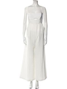 Rumer JumpsuitWhiteSleeveless with Square Neckline Sleeveless Jumpsuits And Rompers For Formal Summer Events, Formal Sleeveless Jumpsuits And Rompers For Summer, White Sleeveless Jumpsuits And Rompers For Formal, White Sleeveless Jumpsuits And Rompers For Formal Occasions, White Sleeveless Jumpsuit For Formal Occasions, Sleeveless Summer Jumpsuits And Rompers For Wedding, Fitted Sleeveless White Jumpsuits And Rompers, White Fitted Sleeveless Jumpsuits And Rompers, Sleeveless Jumpsuits And Rompers For Daywear