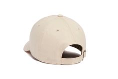 DAD HAT CURVED VISOR 100% COTTON TWILL COLOR : BONE / PURPLE Classic Adjustable Cream Baseball Cap, Classic Cream Six-panel Baseball Cap, Classic Cream Dad Hat, Classic Baseball Cap With Short Brim, Classic Beige Baseball Cap For Summer, Classic Beige Summer Baseball Cap, Classic Cream Baseball Cap With Curved Visor, Classic Cream Baseball Cap For Summer, Classic Six-panel Baseball Cap For Summer