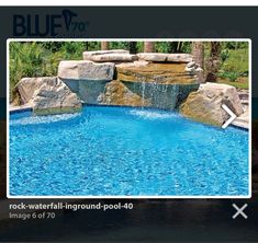 an image of a pool with rocks and water