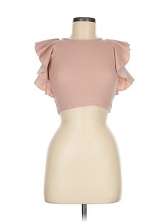 Shein Short Sleeve Top Size: 9 Pink Tops - used. 5% ELASTANE, 95% POLYESTER, Ruffles, | Shein Short Sleeve Top Pink Ruffles Tops - Used - Size 9 8th Grade Dance, Pink Ruffle, 8th Grade, Ruffle Top, Pink Tops, Short Sleeve Top, Short Sleeves Tops, Ruffles, Sleeve Top