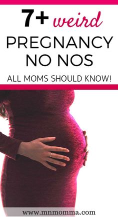 a pregnant woman's belly with the words 7 weird pregancy no noss all moms should know