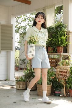 Button up shirt with short puff sleeves, frilled peter pan collar and embroidered floral vines along the front. S: 14.5" across shoulders, 37" chest, 22" lengthM: 15" across shoulders, 38.5" chest, 22" lengthL: 15.5" across shoulders, 40" chest, 22" length Casual Doll Collar Blouse For Spring, Casual Doll Collar Blouse For Summer, Casual Lace Collar Blouse For Spring, Casual Tops With Floral Embroidery And Peter Pan Collar, Casual Peter Pan Collar Blouse For Spring, Casual Short Sleeve Blouse With Lace Collar, Casual Blouse With Lace Collar And Short Sleeves, Floral Embroidered Doll Collar Blouse For Summer, Casual Blouse With Floral Embroidery And Peter Pan Collar