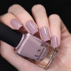 Internship Ilnp Nail Polish, Nail Paint Shades, Natural Looking Nails, Neutral Nail Polish, Boutique Nails, Gel Nails At Home, Holographic Nail Polish, Pink Nail, Short Nail Designs