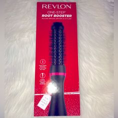 Introducing The Revlon One-Step 1-1/2'' Root Booster Round Brush Dryer And Styler. Designed To Dry, Boost Roots, And Create Bold Styles For Any Length. Details Benefits Ceramic & Ionic Technology For A Salon-Style Finish - Less Heat Damage, Less Frizz, & More Shine Features Bangs, Layers, Bobs, Lobsthis One's For You (And You, Volume Lovers)! Styler That's Designed To Dry, Boost Roots, And Create Bold Styles For Any Length 1.5'' Barrel For Adding Extra Body, Creating Soft Curls And Flips 3 Heat/ Bangs Layers, Brush Dryer, Round Brush, Heat Damage, Salon Style, Soft Curls, Revlon, Bold Fashion, Types Of Fashion Styles