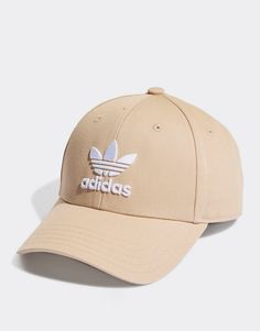 Accessories by adidas Originals From the top Panelled crown Eyelets for ventilation adidas logo embroidery Curved peak Adjustable buckle strap Cap Photography, Apparel Photography, Beige Adidas, Adidas Vintage, Adidas Trefoil, Adidas Shop, White Trainers, Hoodies For Sale, Adidas Online