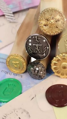 4.4K views · 215 reactions | Metal button wax seals!  #hotglue #waxseal #holidaycards | Mark Montano