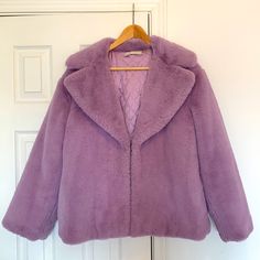 Brand New Condition, Never Worn Lavender Jacket, Alice Olivia, Color Purple, Faux Fur, Lavender, Jackets For Women, Jackets & Coats, Brand New, Purple