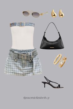 #goingout #denim Outfit Night Club, Mom Fits, Festival Fits, Island Outfit, Outfit Night, Casual Chic Outfit, Chic Outfit