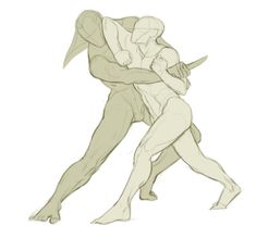 an image of two people wrestling in the same pose, one is holding another person's arm