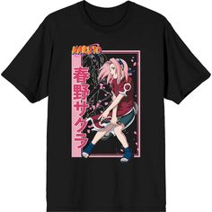 Add a fan finish to any outfit with this Naruto T-shirt. It features bold graphics across the front and a comfortable crew neck design. Show off your favorite show with this Naruto tee. Black Naruto, Favorite Show, Manga Naruto, Bold Graphics, For Sale Sign