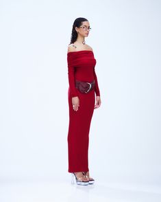 They will all be hot for you in this burgundy maxi dress 😜 With an off-shoulder design and folded overlay - this piece, made from stretch jersey fabric, is the epitome of chic allure ❤️ Burgundy Maxi Dress, Off Shoulder Maxi Dress, Cargo Pant, Shoulder Design, Shoe Collection, Jersey Fabric, Jumpsuit Dress, Print Dress, Jumpsuit Romper