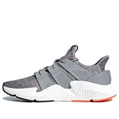 adidas Prophere 'Grey' CQ3023 (SNKR/Unisex) Gray Breathable Mesh Sneakers For Light Sports, Gray Breathable Athletic Sneakers, Gray Breathable Sneakers With Athletic Fit, Gray Boost Midsole Sneakers For Sportswear, Gray Sportswear Sneakers With Boost Midsole, Gray Sneakers With Boost Midsole And Athletic Fit, Gray Sporty Sneakers With Breathable Mesh, Gray Athletic Fit Sneakers With Boost Midsole, Sporty Gray Sneakers With Breathable Mesh