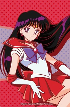 Sailor Mars Costume, Sailor Moon Mars, Mars Wallpaper, Sailor Moon Girls, Arte Sailor Moon, Sailor Moon Usagi, Sailor Moon Aesthetic, Sailor Neptune, Sailor Moon Manga