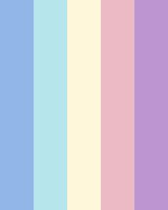 pastel colors are arranged in the same pattern