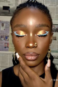 Dark Makeup Looks Black Women, Makeup Cantik, 20 Makeup, Prom Look, Barbie Makeup, Swag Makeup