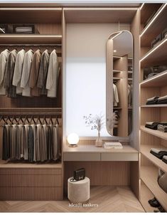 an instagram photo of a walk in closet