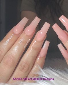 Acrylic Nails Ideas, Long Square Nails, Long Square Acrylic Nails, Coffin Nails Long, Ideas Nails, Acrylic Designs