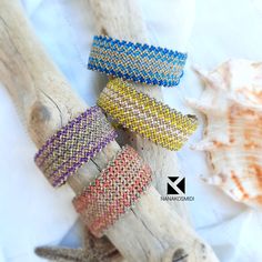 Handmade Bohemian Braided Bracelets In Natural Color, Natural Macrame Bracelet As A Gift, Bohemian Braided Thread Bracelets For Beach, Handmade Thread Bracelets For Beach, Handmade Thread Friendship Bracelets For Beach, Bohemian Thread Bracelets For Beach, Bohemian Thread Braided Bracelets For Beach, Adjustable Beaded Bracelets With Weaving For Beach, Bohemian Beach Braided Thread Bracelet