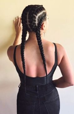 Two Goddess Braids, Boxer Braids Hairstyles, Goddess Braids Updo, Goddess Braid Styles, Two Braid Hairstyles, Traditional Hairstyle, Feed In Braids Hairstyles, Goddess Braids Hairstyles, Feed In Braid